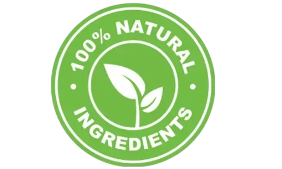 100% natural, no synthetic additives